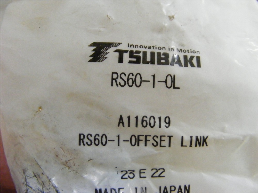 (6) Tsubaki RS60-1 OL Offset Link (n.o.)