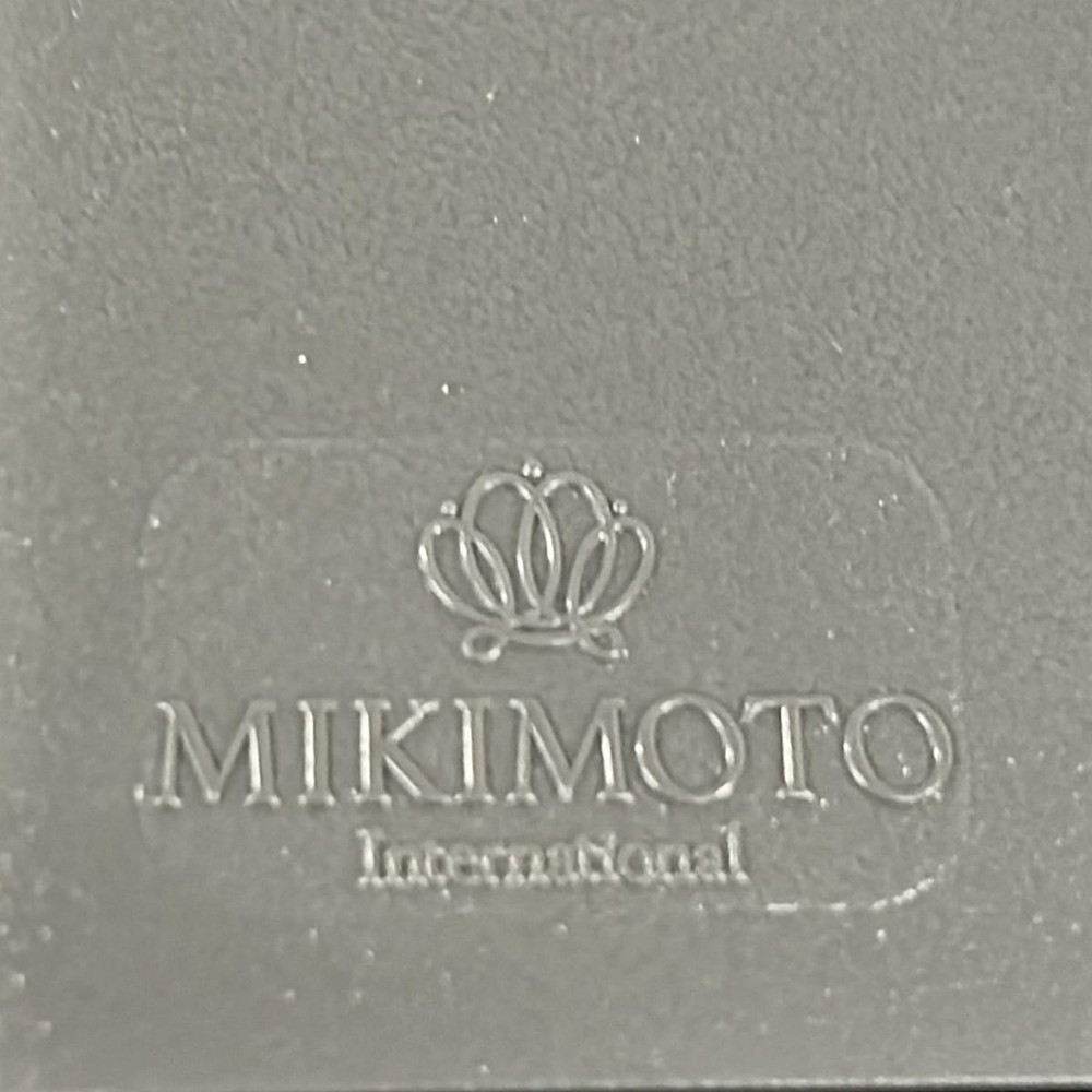mikimoto - Silver Gold Cream Hardware Pearl Accessory