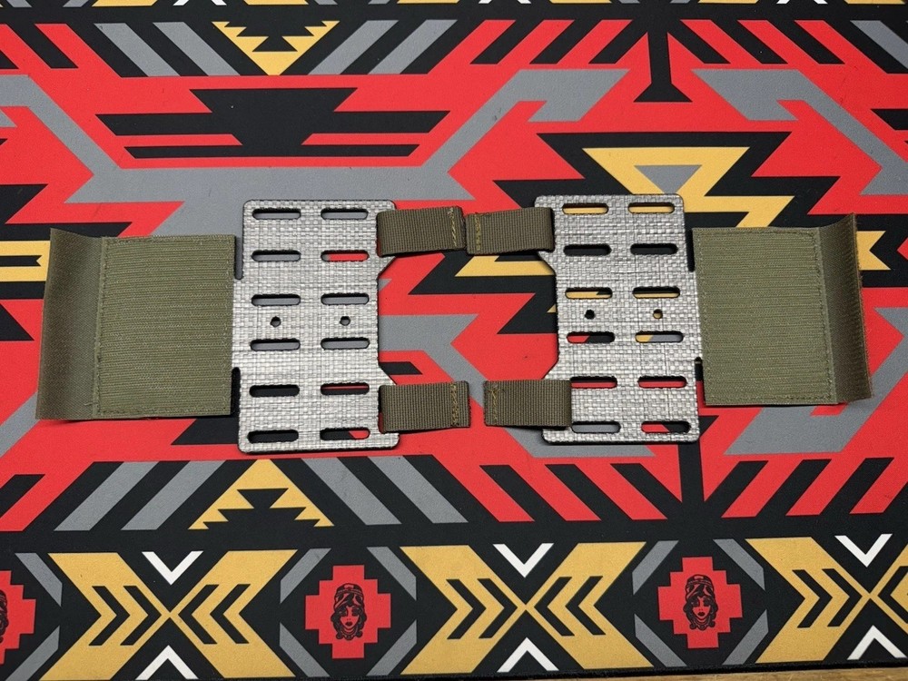 JTACtical Double Column MOLLE Panel Set - Ranger Green