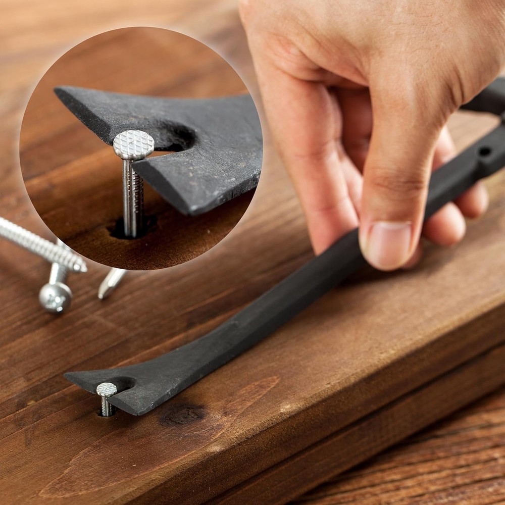 Durable 8-Inch Cats Paw Nail Puller with Prying Leverage and Rust Resistance