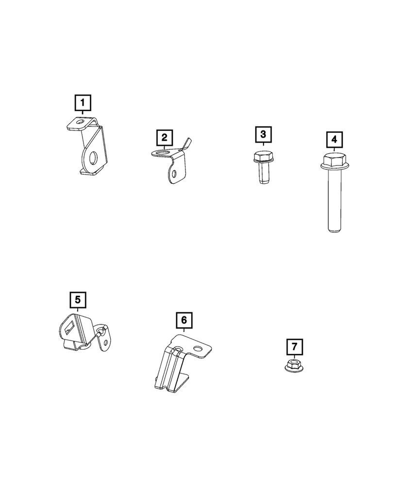 Genuine Mopar Hex Head Screw 6107009AA