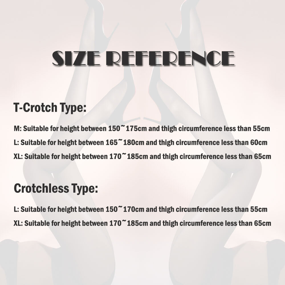 Luxallcki Pure Lust Series 5 Denier Ultra Thin Pantyhose Stocking Tights (M~XL)