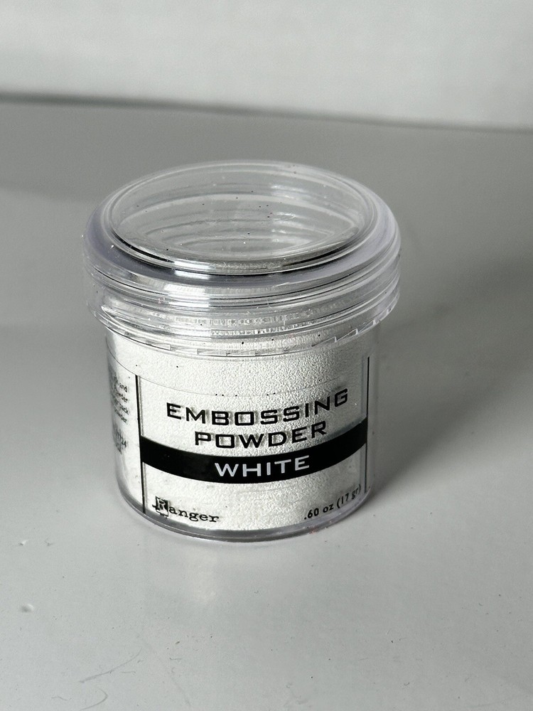 Ranger Embossing Powder, 0.60 oz Jar, White