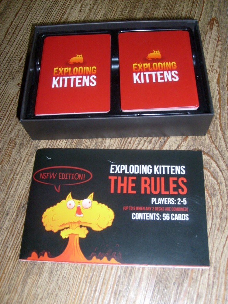 Exploding Kittens Card Game 2015 NSFW Deck
