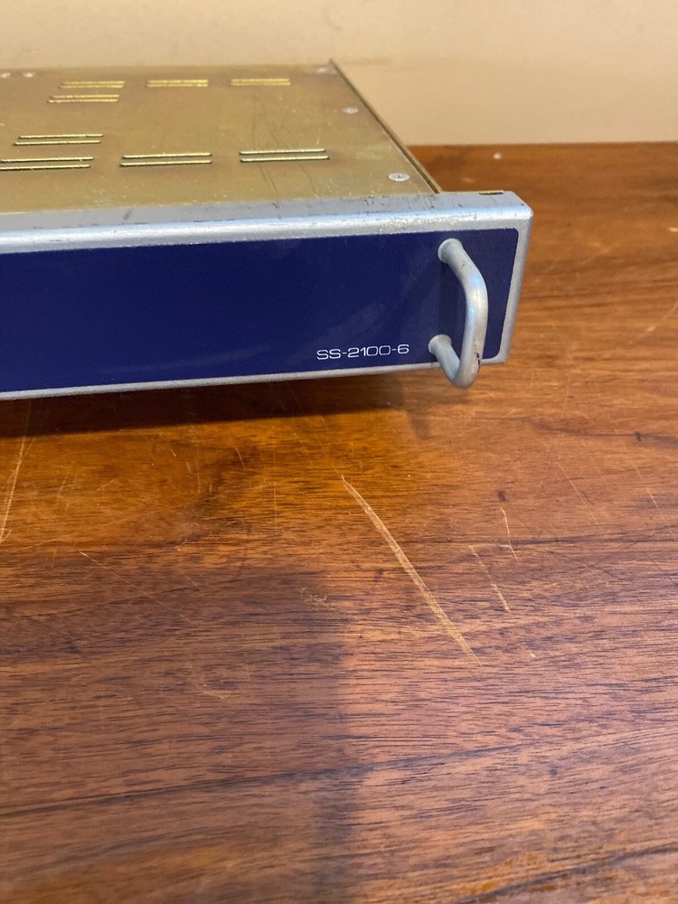 Sigma Electronics Slot Mounting Frame Video Router Etc. SS-2100-6