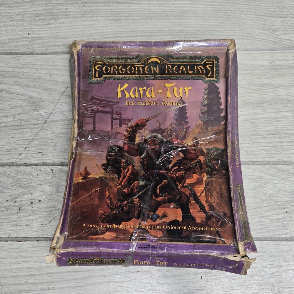 AD&D Kara Tur Eastern Realms Boxed Set – Complete – Forgotten Realms Oriental