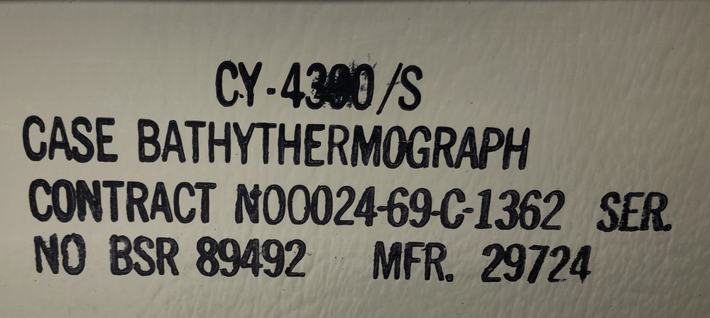GUN CASE Bathythermograph Hard Shell Case Temperature Sensor