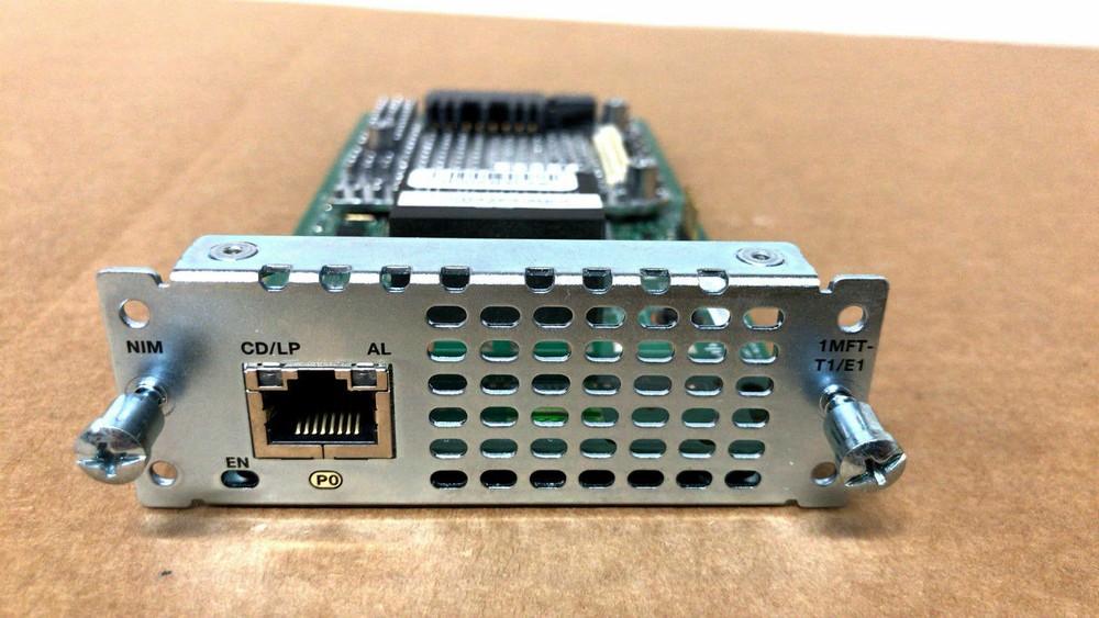 Cisco NIM-1MFT-T1/E1 Multi-flex Trunk Module NIM Card - SAME DAY SHIPPING