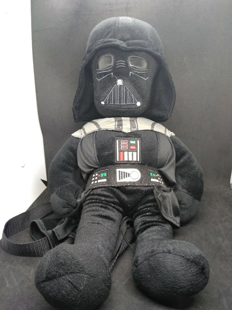 Star Wars Darth Vader Plush Stuffed Backpack Helmet Cape Adjustable Straps