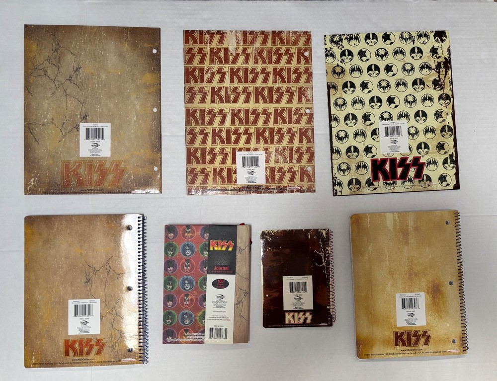 KISS "DRESSED TO KILL” “SONIC BOOM” SCHOOL N'BOOKS JOURNAL FOLDERS 2010 UNUSED