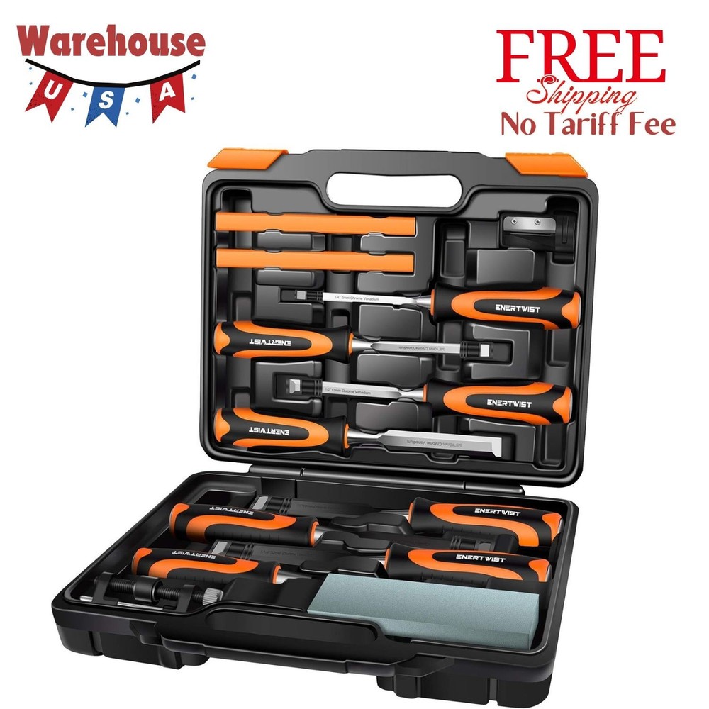 13pcs Wood Chisel Set, Premium Woodworking Chisel Sets