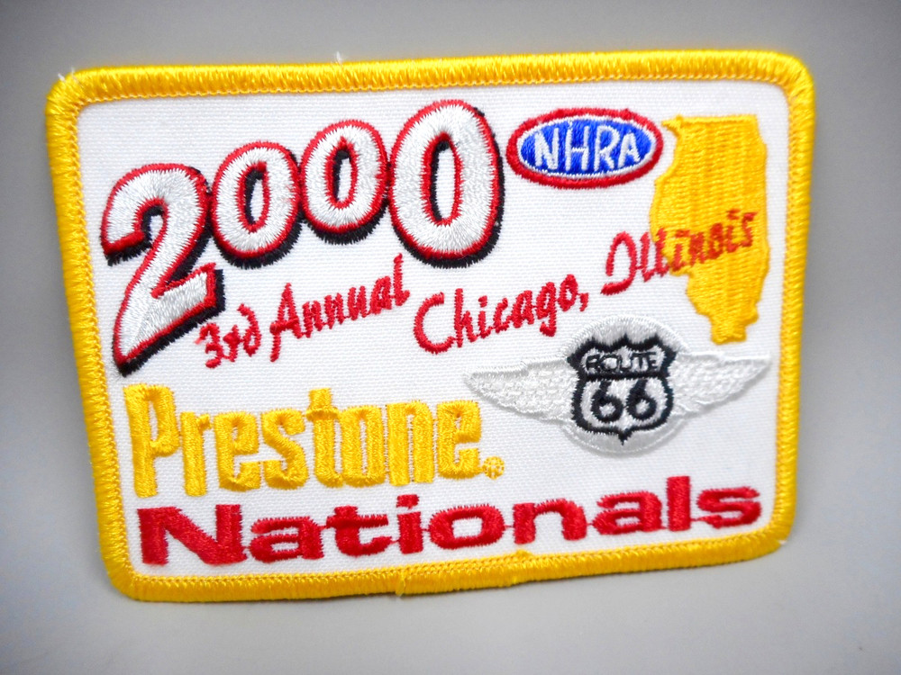 NHRA Chicago Prestone Nationals 4" Racing Patch 2000