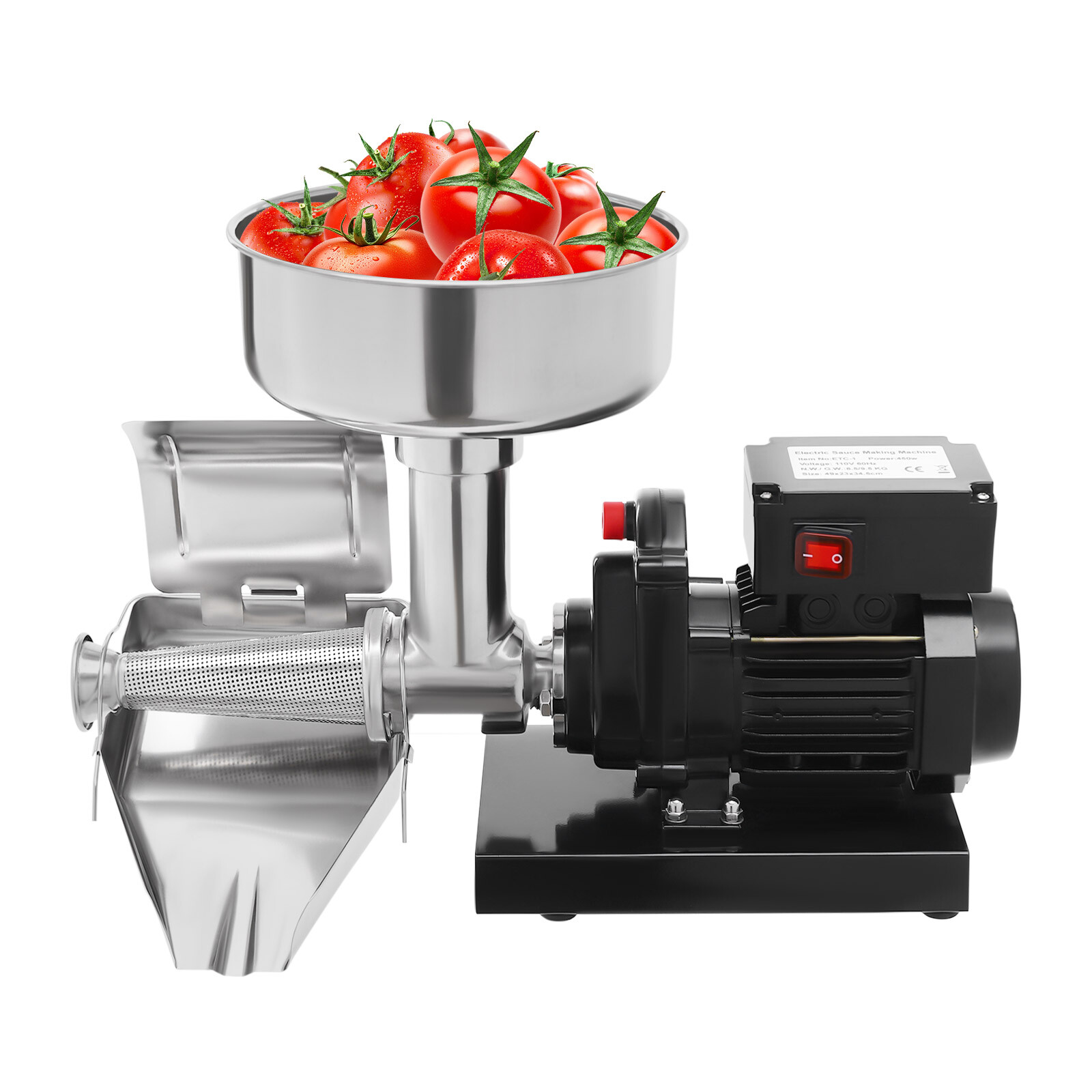 Electric Tomato Strainer Machine Tomato Sauce Jam Maker For Strawberry Blueberry
