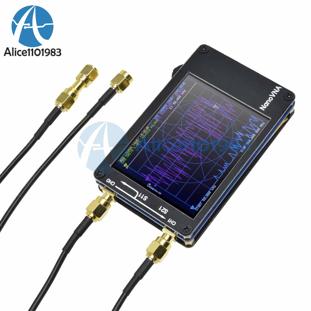 NanoVNA Vector Network Analyzer 2.8" HF VHF UHF Antenna Analyzer 50KHz-900MHz