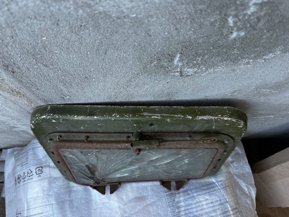 Tank T-72 window from the hardware