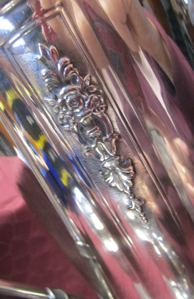 AMBASSADOR 1919 Rogers Silverplate 3 Pc Coffee Service No Monogram bbg