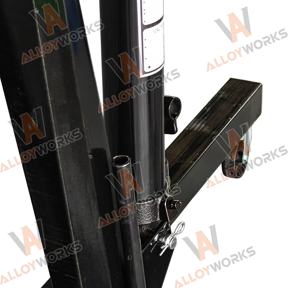 Adjustable 1Ton Foldable Hydraulic Engine Hoist Crane Lift,4 Adjustable Position