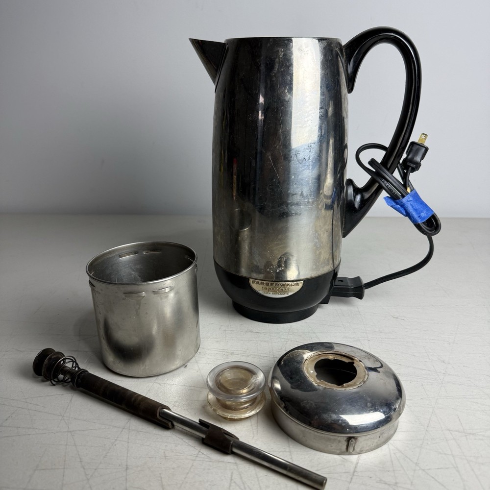 Farberware Superfast Fully Automatic 12 Cup Percolator Coffee Pot 142 TESTED