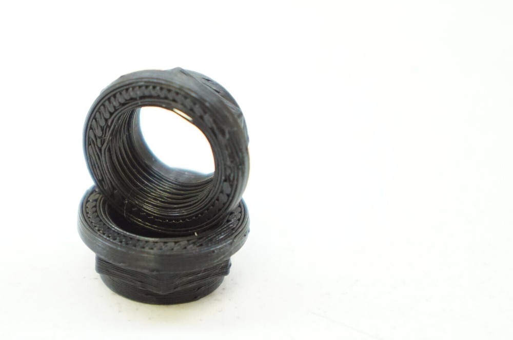 (2-Pack) 3D Replacement Black Plastic Jack Nuts for Roland 1/4" (For 17041657)