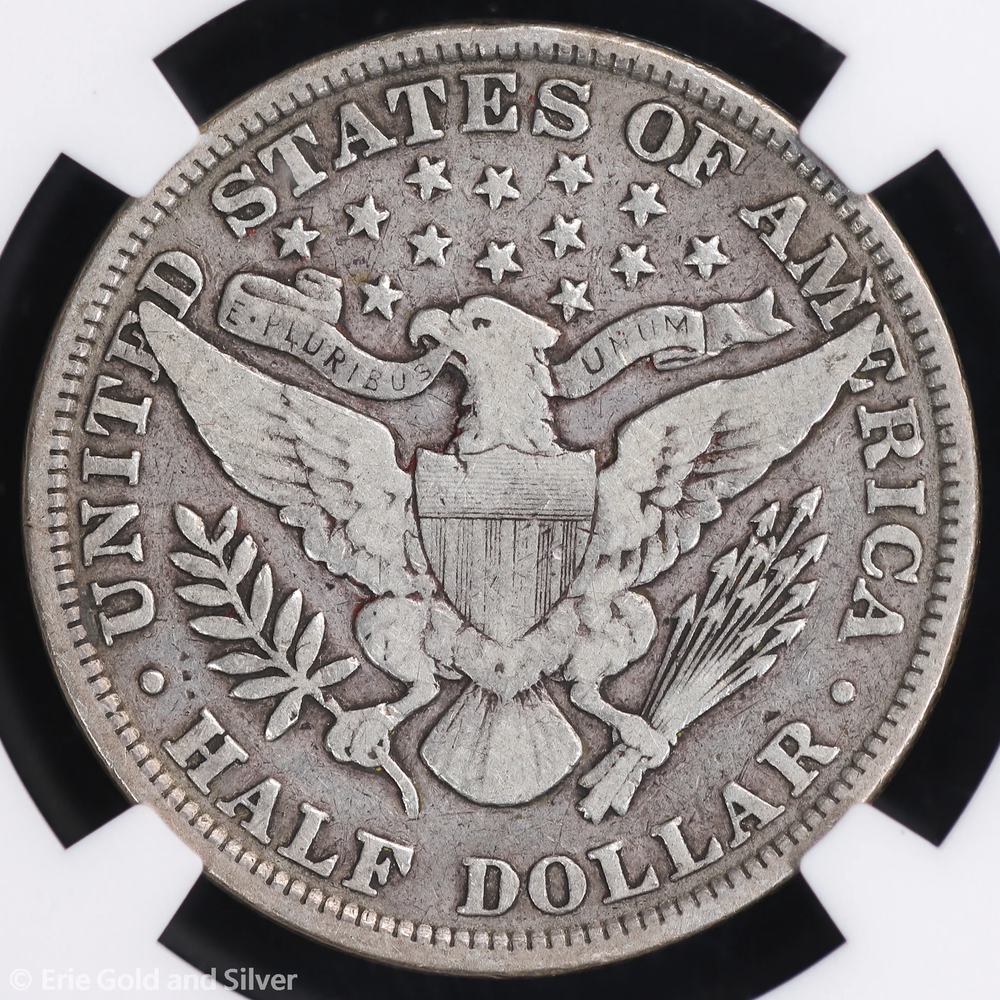 1898 50c Barber Half Dollar NGC VG 10 CAC