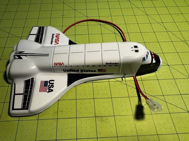 1984 Williams Space Shuttle Pinball Machine "Defender" Full Assembly Plug+Switch