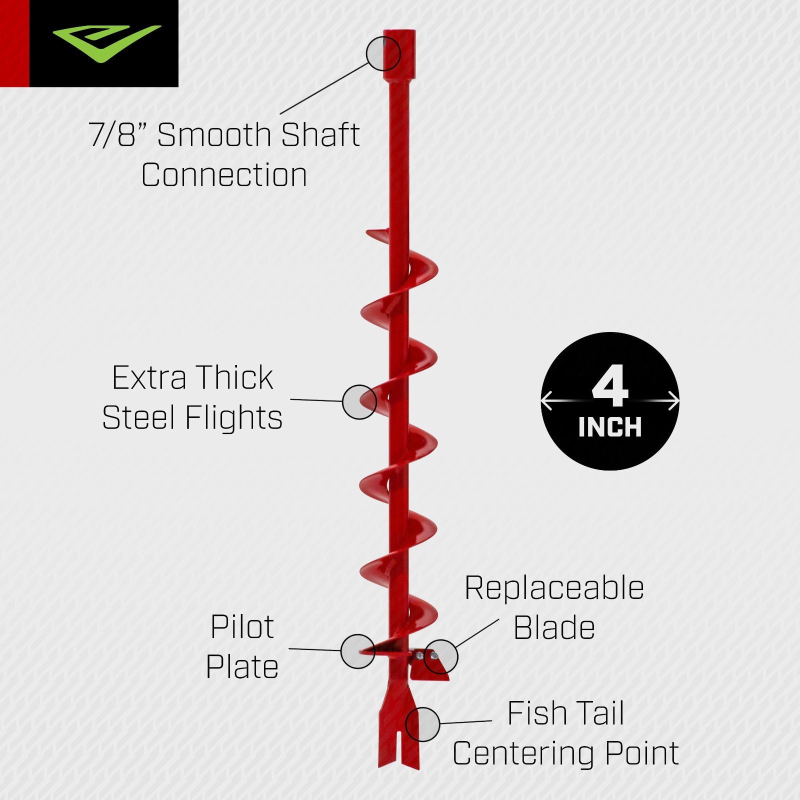 Earthquake® 4-Inch General Purpose Earth Auger Bit