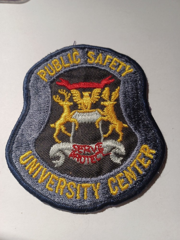 Police Security University Shoulder Patch