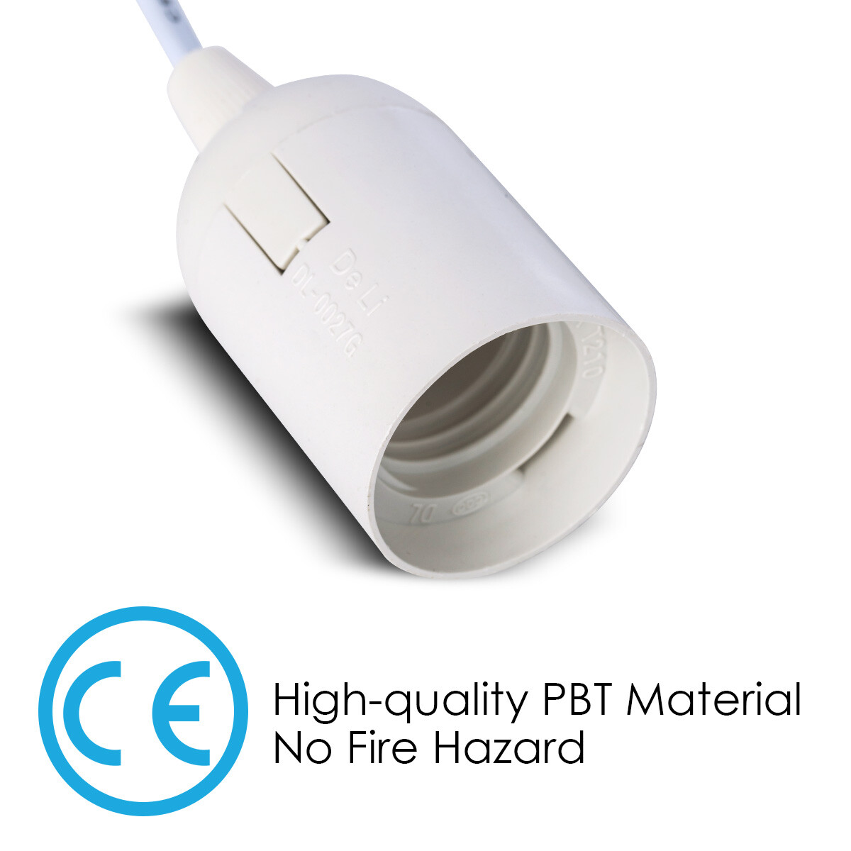 20 Feet Extension Hanging Lantern Pendant Light Lamp Cord Cable E26/E27 Socket