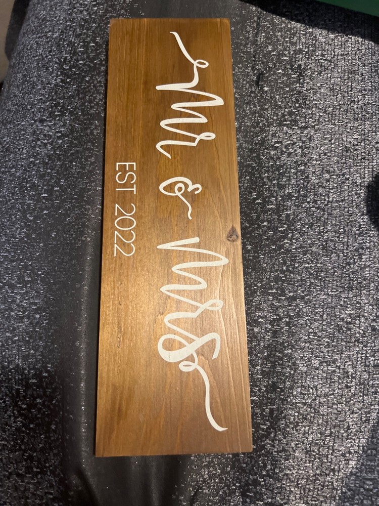 Wooden anniversary / wedding gift