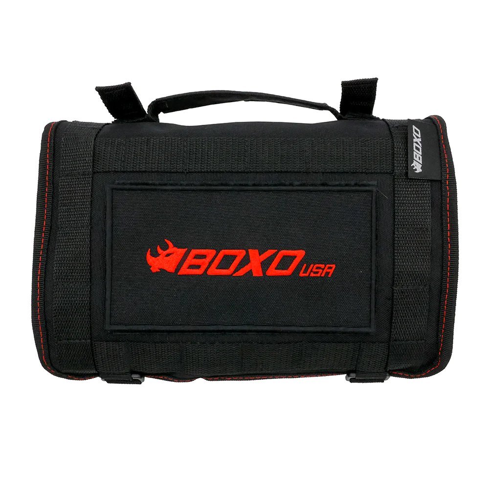 Boxo USA Adventure Motorcycle Tool Kit - 40-Piece Compact Tool Roll