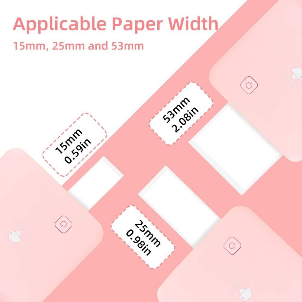 300DPI Mini Printer Pocket Portable Wireless Thermal Bluetooth Sticker Maker Lot