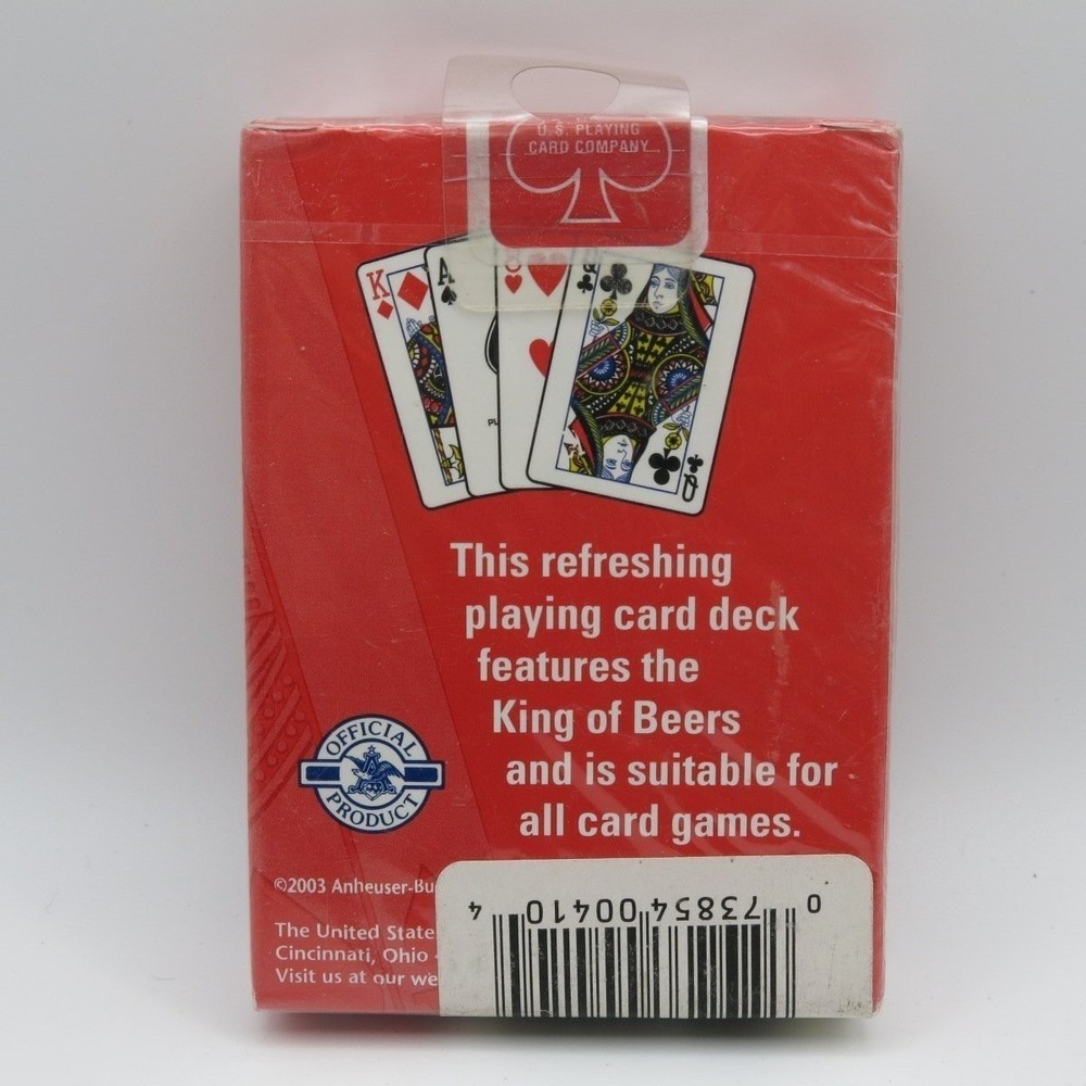 Budweiser 2003 Playing Cards 52 - Card Deck Standard Design