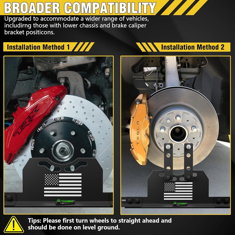 2026 Upgraded Wheel Alignment Tool, 2 PCS Toe Alignment Tool Plates Without R...