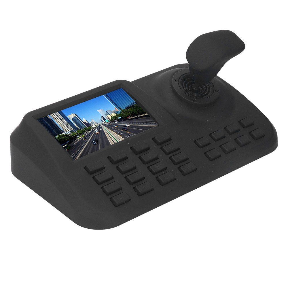 PTZ Camera Controller 5in 3D Joystick Network Camera Control Keyboard 100-240V