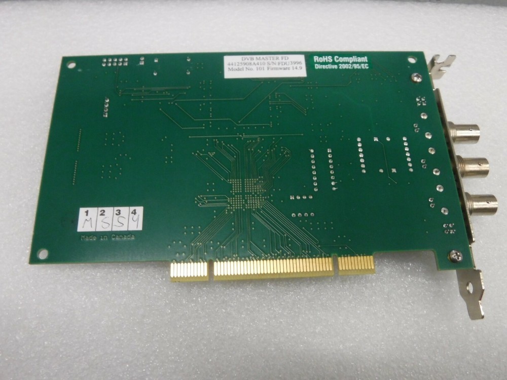 Linear Systems Full Duplex PCI DVB ASI-C Model 101 LS7643