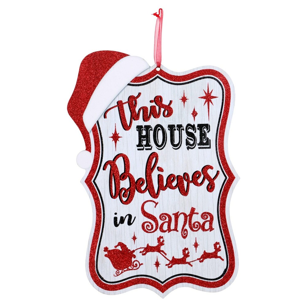 " Santa's Elves See Everything " Christmas Decorative Wall Signs NWT