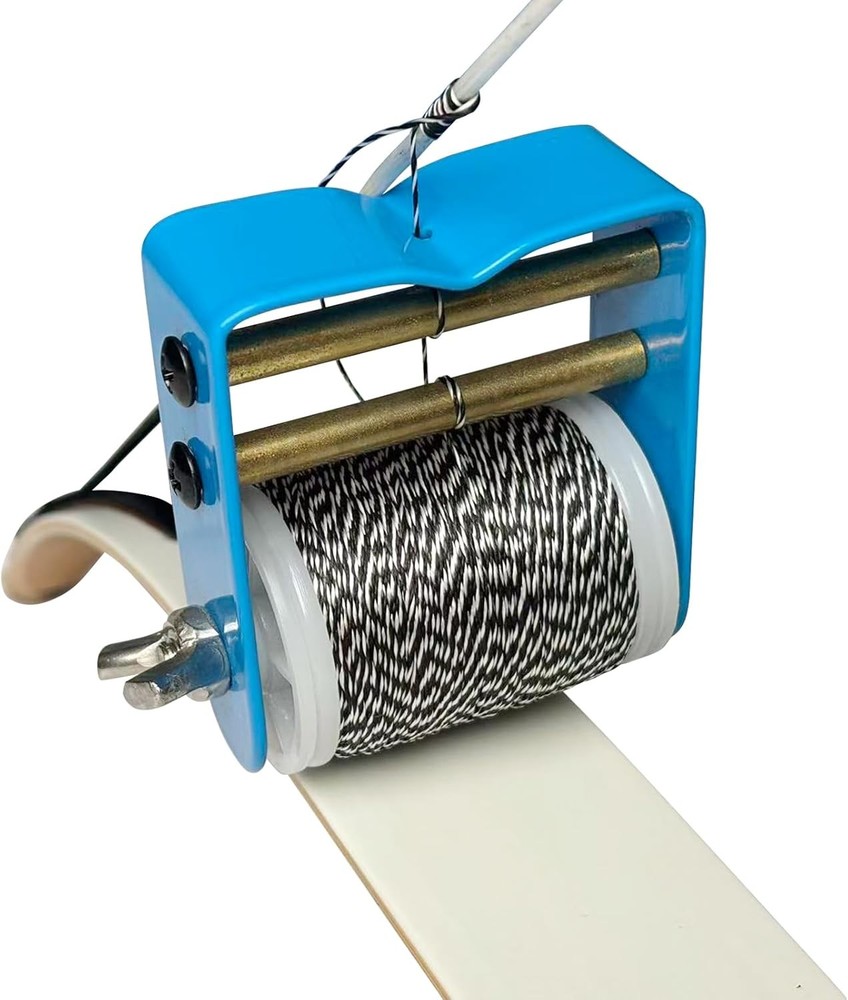 Archery Bowstring Serving Thread Jig 131 yard/120m Bow Blue and Black-white