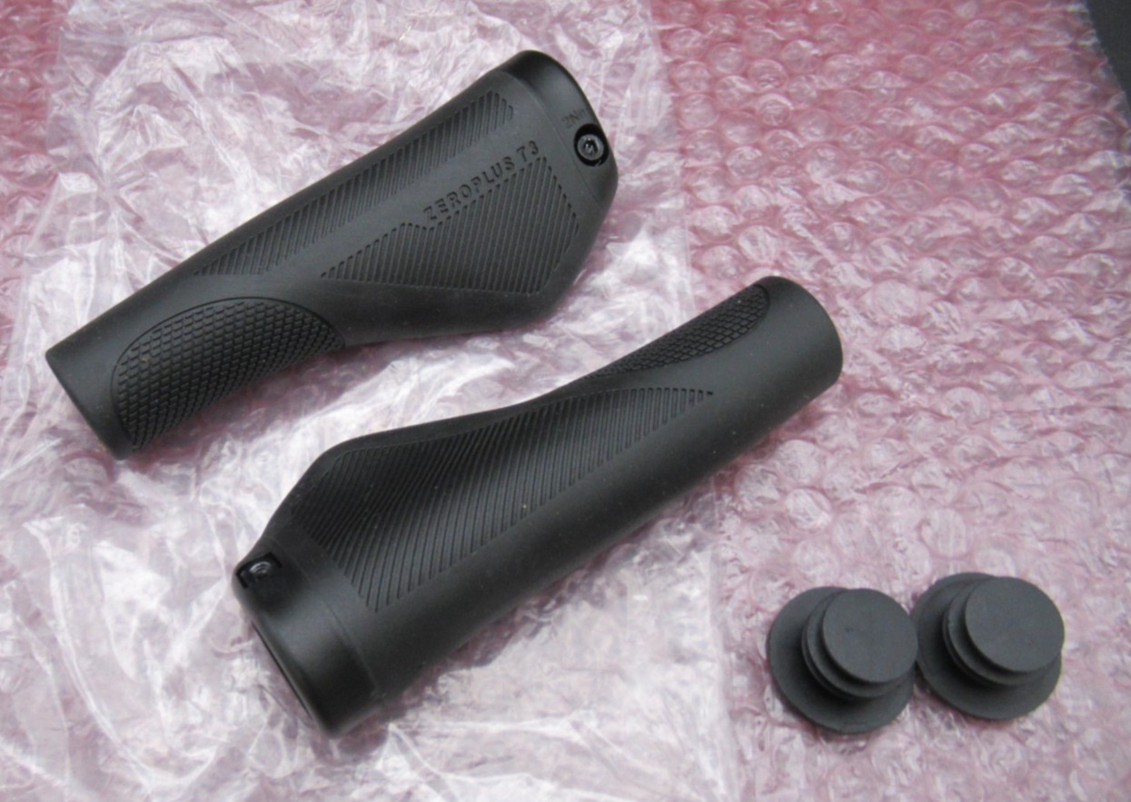 Ergonomic Ergon DDK Zeroplus T3 130mm Bicycle Grips (Black) (PAIR) *NEW*