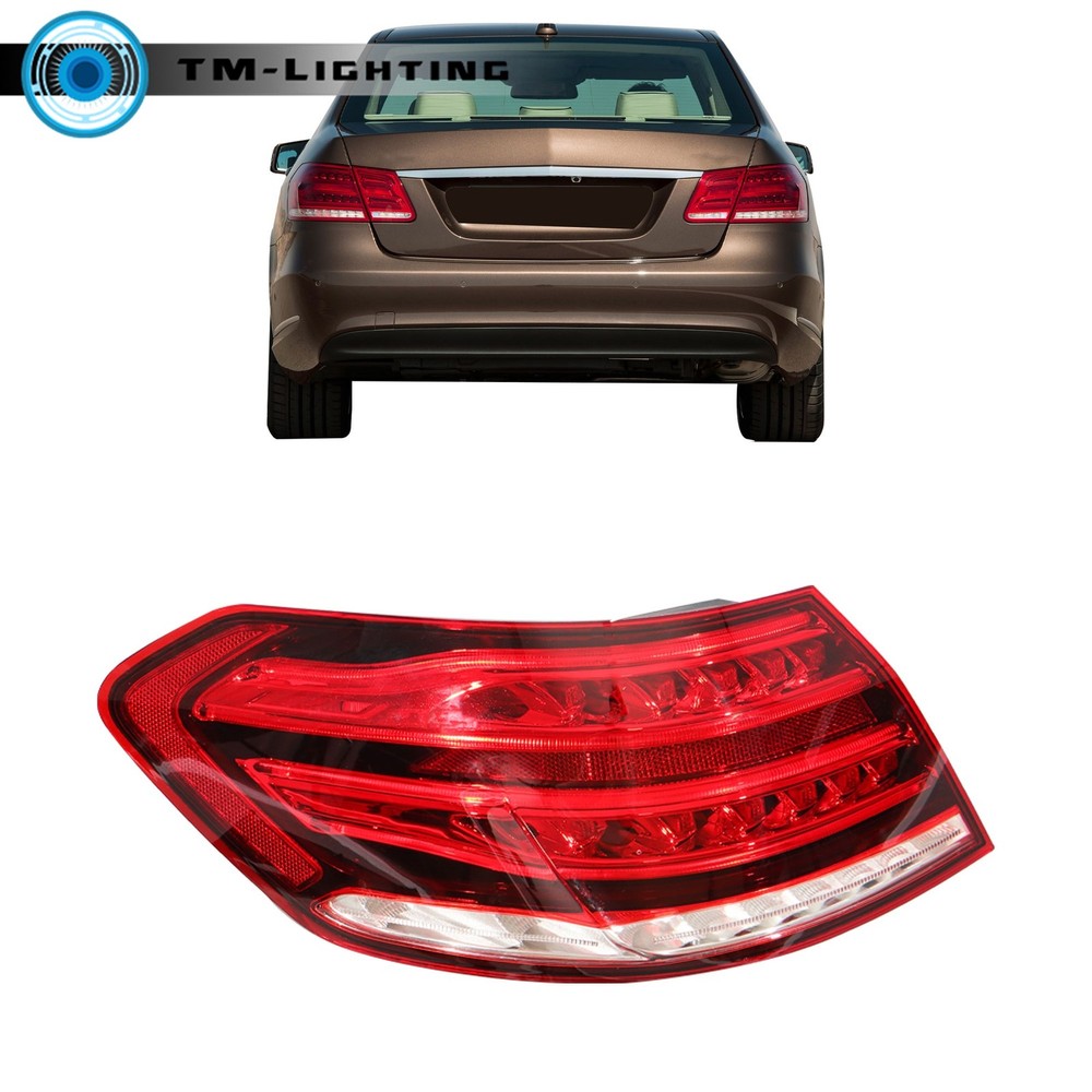Tail Light For 2014-2016 Mercedes Benz E-Class Tail Lamp Clear Driver Side LED