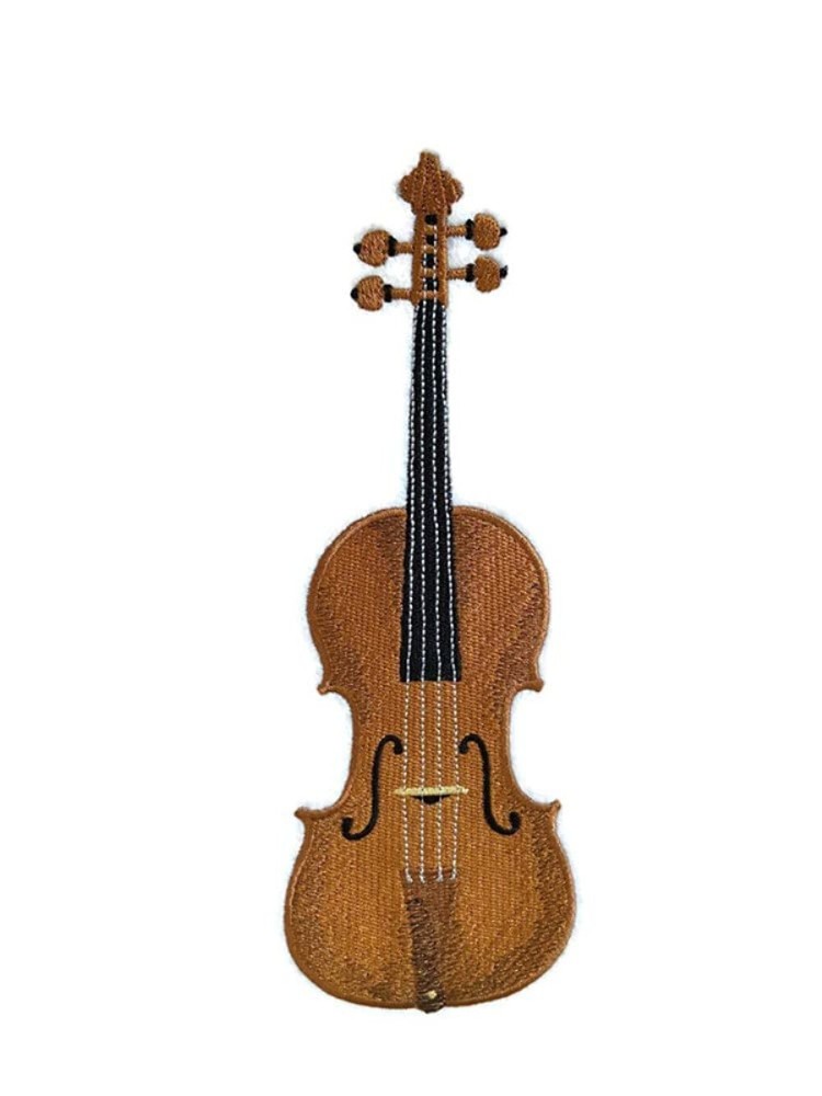 Musical Instruments [ Violin ][Custom and Unique] Embroidered Iron on/Sew Patch