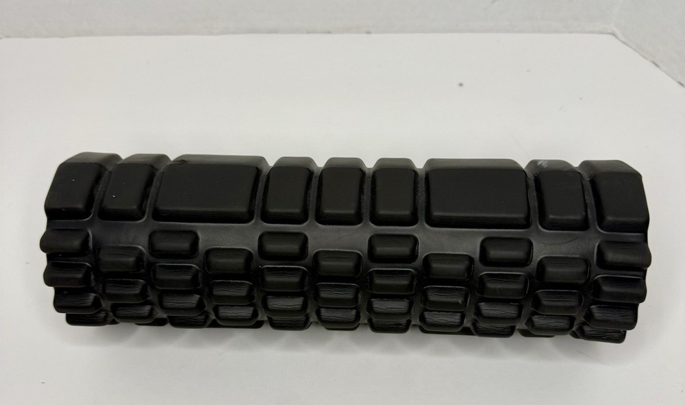 Deep Tissue Foam Massage Roller Black 12”x4”