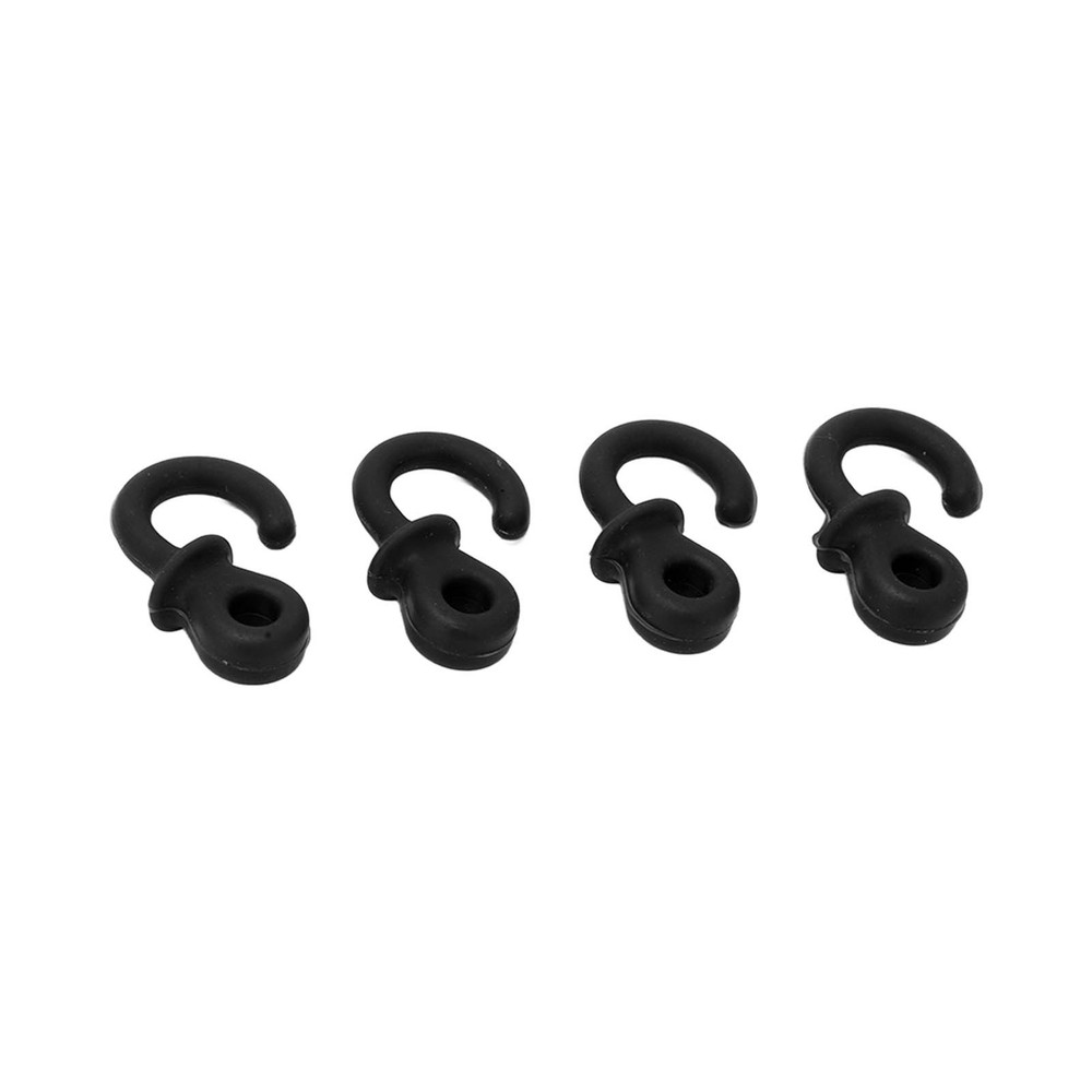 (Black)4Pcs Archery Bow String Silencers Monkey Tail Compound Bow String