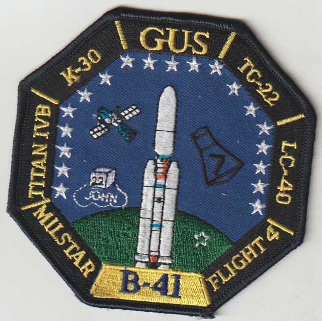 Titan IVB B-41 Flight 4 patch ship from Australia