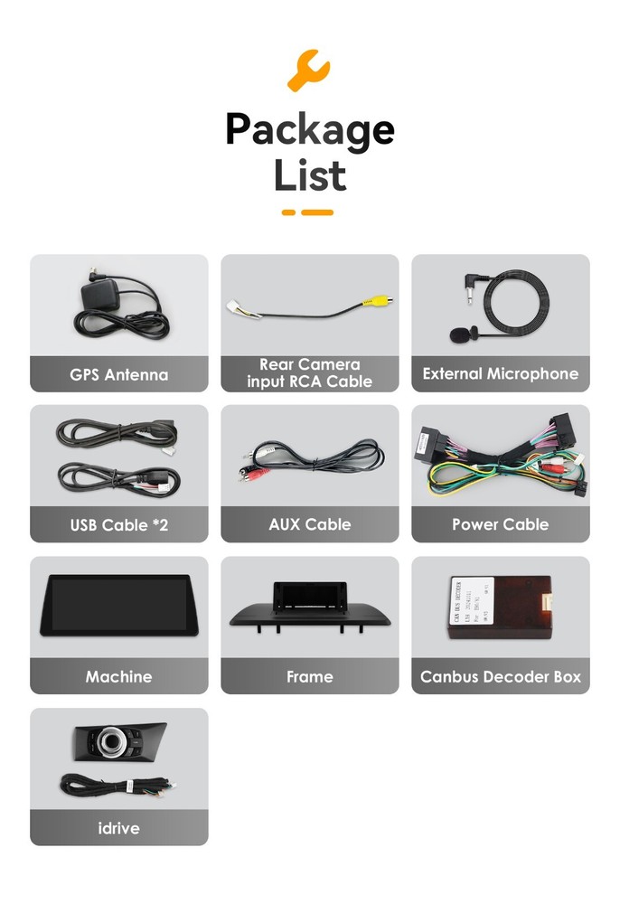 10.25" For BMW E81 E82 E87 E88 Without Screen Android Car Stereo Radio Head Unit