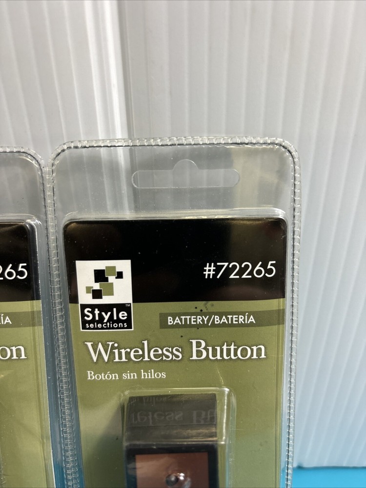 Wireless Button (2) 72265 By Style New