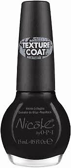 Nicole by OPI Black Texture