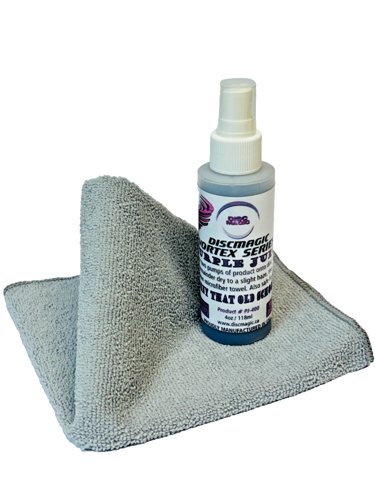 PURPLE JUICE!   The Legendary Disc Cleaning Spray from Discmagic!   Now in 4oz !