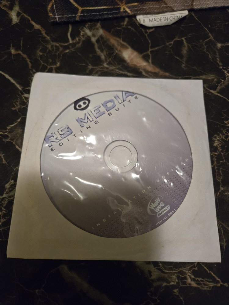 Robosapien RS Media Software CD