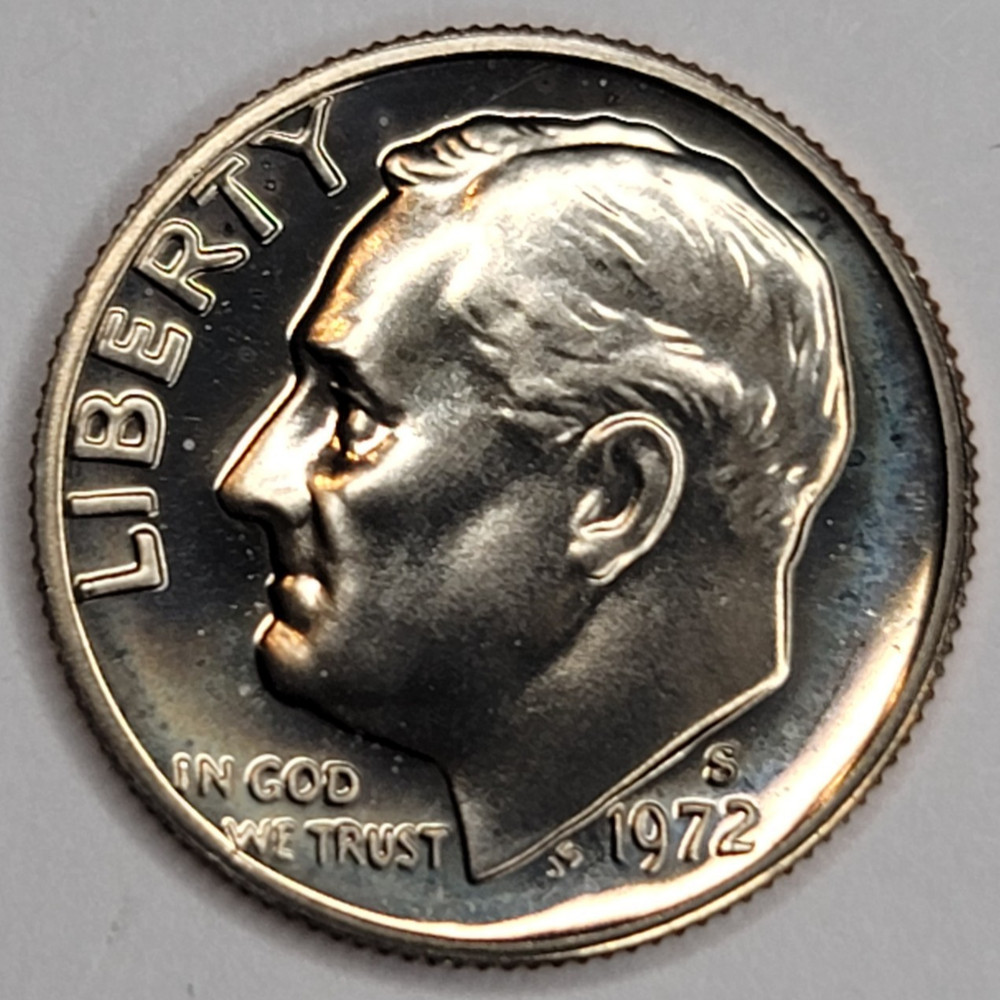 1972 S Gem Proof Roosevelt Dime