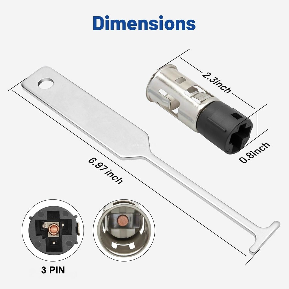 Cigarette Lighter Socket Replace 25776667 for Chevy Express 2003-20 Impala 00-20